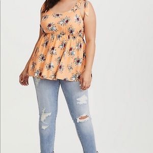 Torrid tie strap top (size 1)